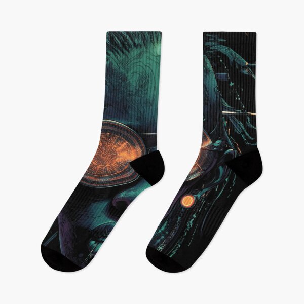 Item preview, Cyberpunk Neon Mask – Futuristic Psychedelic Portrait designed and sold by DarkSpaceVibes.