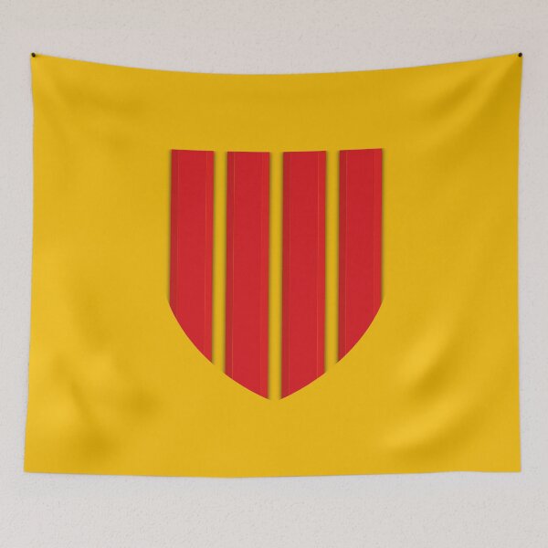 Item preview, Four red bars in relief on a gold field - Flag of the Crown of Aragon - Spain designed and sold by cvelasco88.
