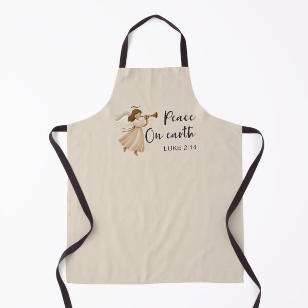 Item preview, Peace on Earth with Angel blowing Trumpet Luke 2v14 designed and sold by simplydesignart.