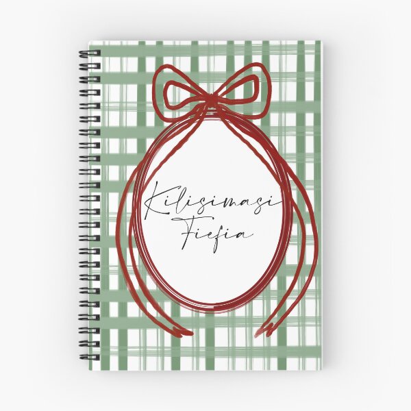 Item preview, Tongan Merry Christmas Print – Green Plaid with Red Bow designed and sold by lolomastudio.