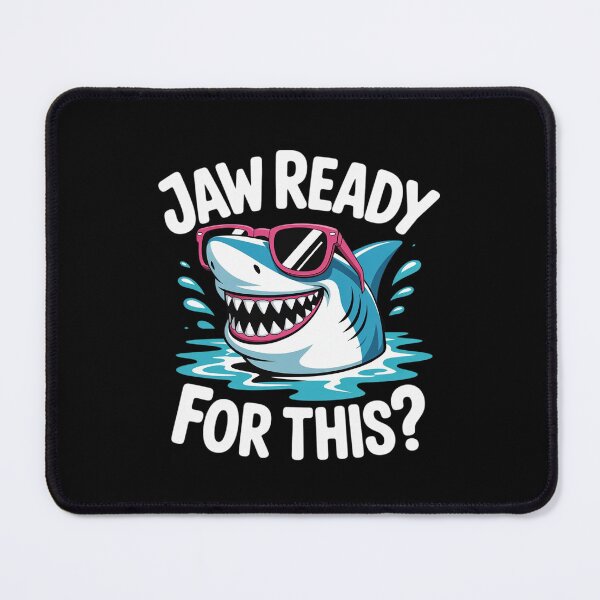 Item preview, Jaw Ready For This - Shark Lover Ocean Wildlife Tank  designed and sold by BeetleMalon.