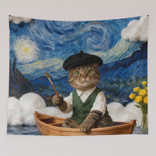 Item preview, Chaotic Cat Painter designed and sold by SoulGooDesign.
