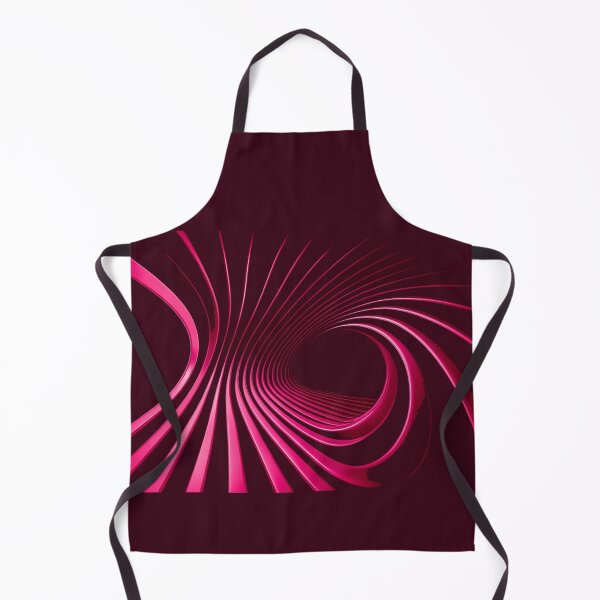 Item preview, Neon Pink Abstract Wave T-Shirt – Futuristic Tunnel Glow Art Tee designed and sold by KDesignCrafts.