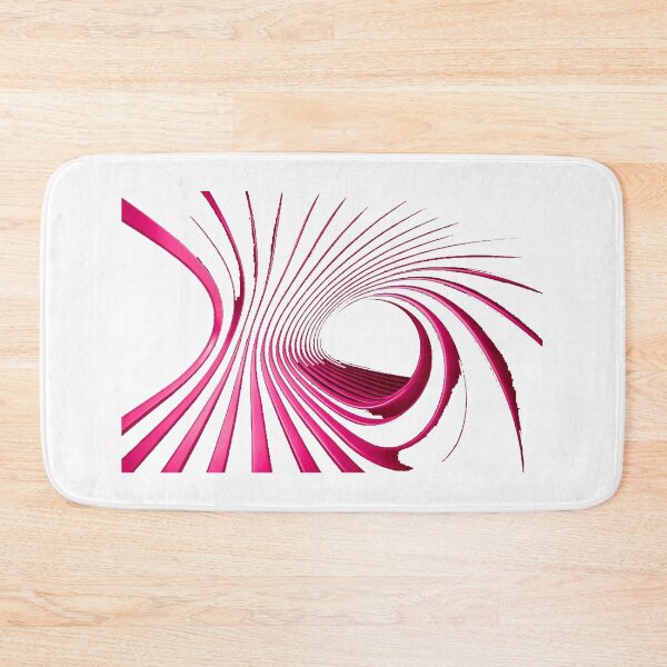 Item preview, Neon Pink Abstract Wave T-Shirt – Futuristic Tunnel Glow Art Tee designed and sold by KDesignCrafts.
