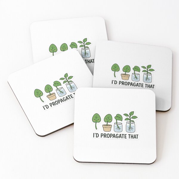 Item preview, I’d Propagate That” — Funny Plant Propagation Sticker designed and sold by WhimsyByPaul.redbubble.com.