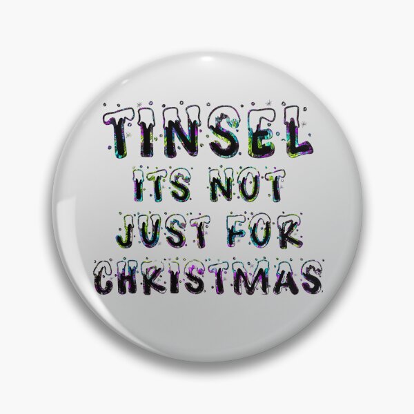 Item preview, Tinsel is not just for Christmas - Rainbow on Grey designed and sold by NoMatterLab.