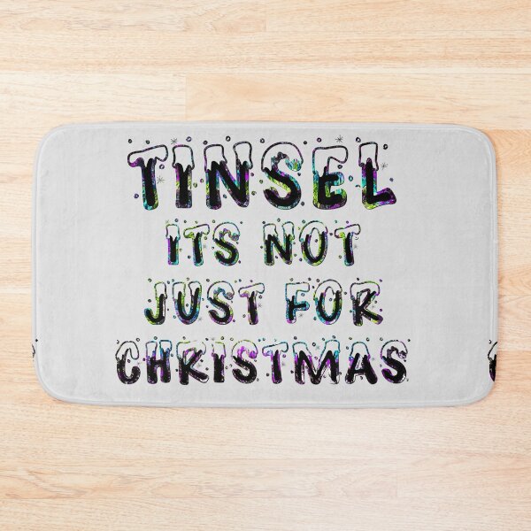 Item preview, Tinsel is not just for Christmas - Rainbow on Grey designed and sold by NoMatterLab.