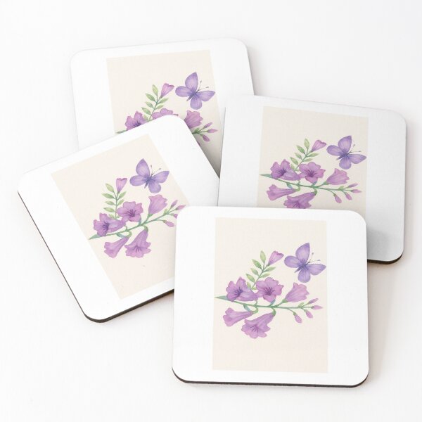 Item preview, Jacarandas and Butterflies designed and sold by Little Gimby Co..
