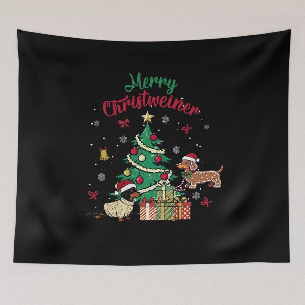 Item preview, Merry Christweiner Dachshund Christmas  | Funny Dog Holiday Design designed and sold by Muse Merch.