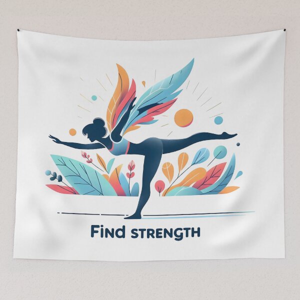 Item preview, pose, gym, stretching, balance, selfcare designed and sold by TrueArtVibes.