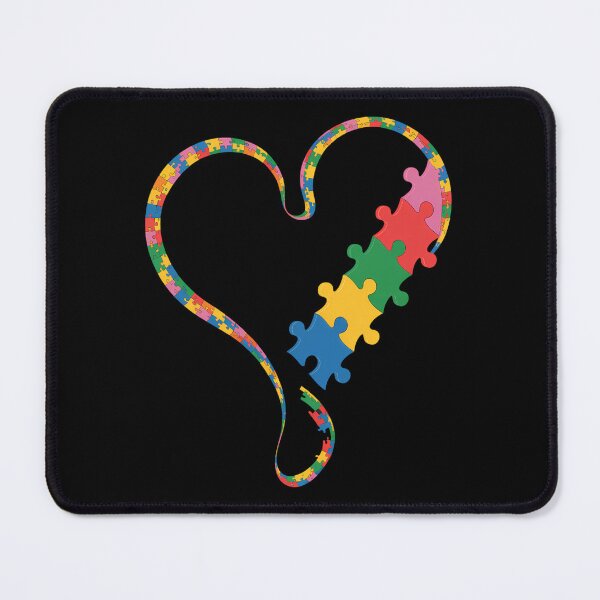 Item preview, Autism Awareness Love Heart Puzzle Piece designed and sold by DentistLegal.