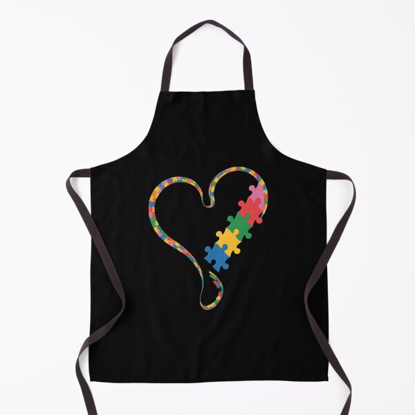 Item preview, Autism Awareness Love Heart Puzzle Piece designed and sold by DentistLegal.