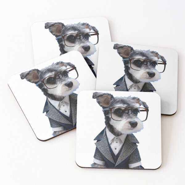 Item preview, Nerd Dog in Fancy Suit & Glasses designed and sold by SoulGooDesign.