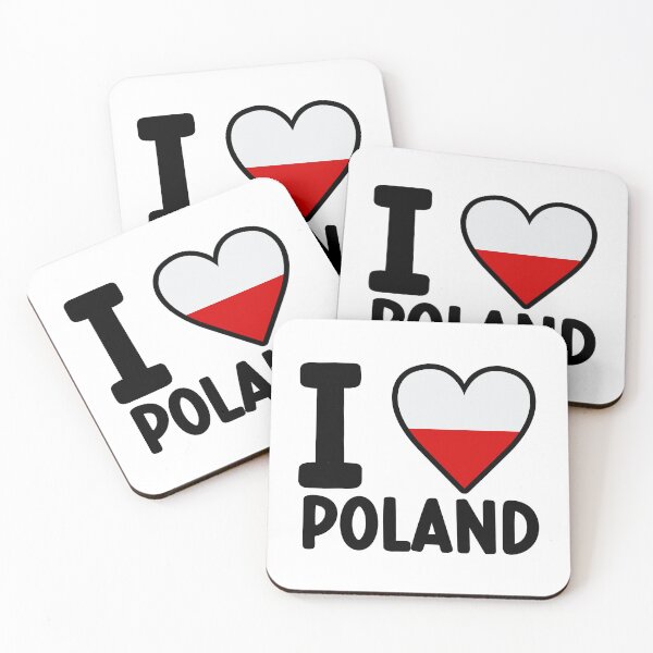 Item preview, I Love Poland Heart | Polish Flag Heart Art Sticker  designed and sold by Suzy Perez Art.