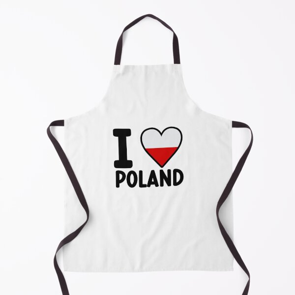 Item preview, I Love Poland Heart | Polish Flag Heart Art Sticker designed and sold by Suzy Perez Art.