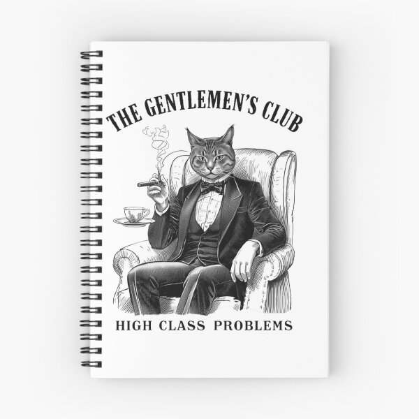 Item preview, Gentlemen’s Club Cat – Vintage classy tuxedo cat, cigar & humor design designed and sold by Printsouf.