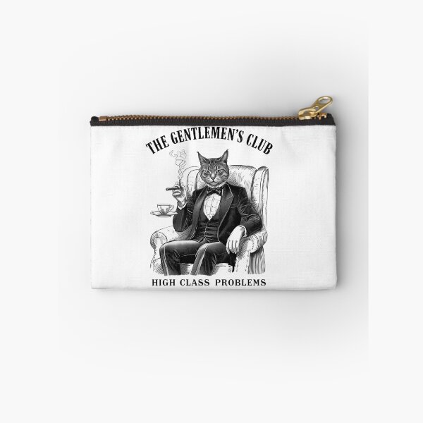 Item preview, Gentlemen’s Club Cat – Vintage classy tuxedo cat, cigar & humor design designed and sold by Printsouf.