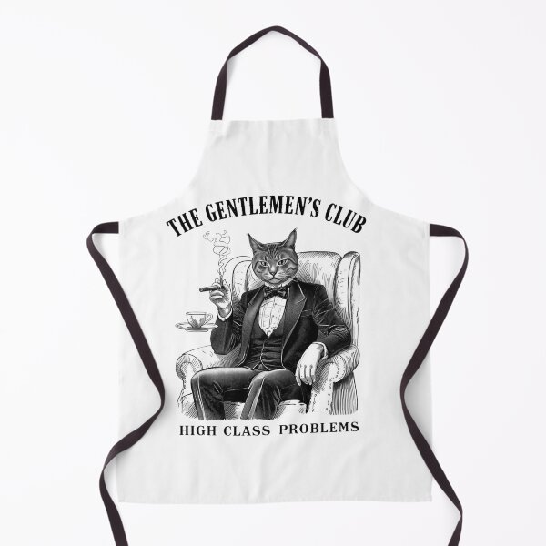Item preview, Gentlemen’s Club Cat – Vintage classy tuxedo cat, cigar & humor design designed and sold by Printsouf.
