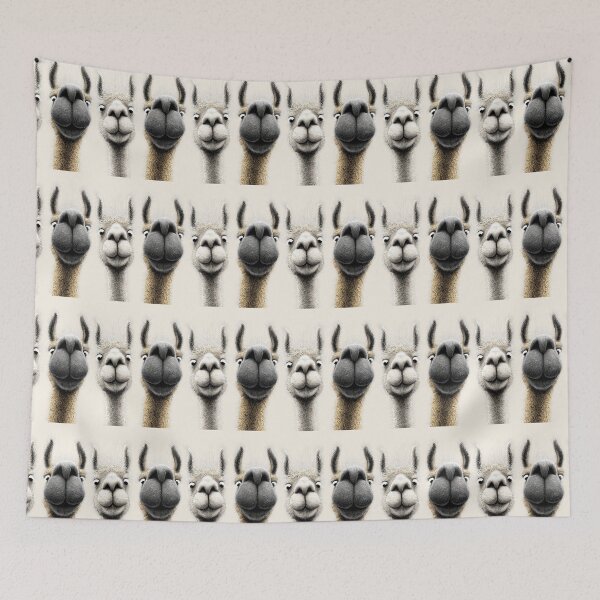 Item preview, ‘ The Lovely Llamas ‘ BY SHiRLeY MacARTHuR designed and sold by Shirley MacArthur Art.