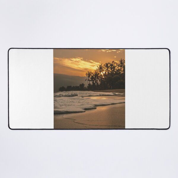 Item preview, Island Sunset Waves Photographic Print designed and sold by Mother-Nature65.