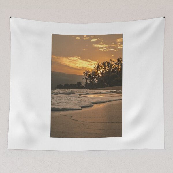 Item preview, Island Sunset Waves Photographic Print designed and sold by Mother-Nature65.