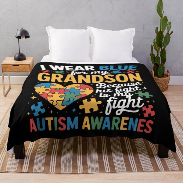 Item preview, Grandma Grandpa I Wear Blue For My Grandson Autism Awareness designed and sold by DentistLegal.