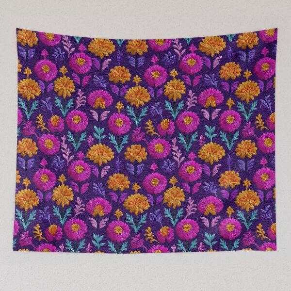 Item preview, Unique Delicate Floral Embroidery For Outdoor Party designed and sold by RoyalStarsPatts.