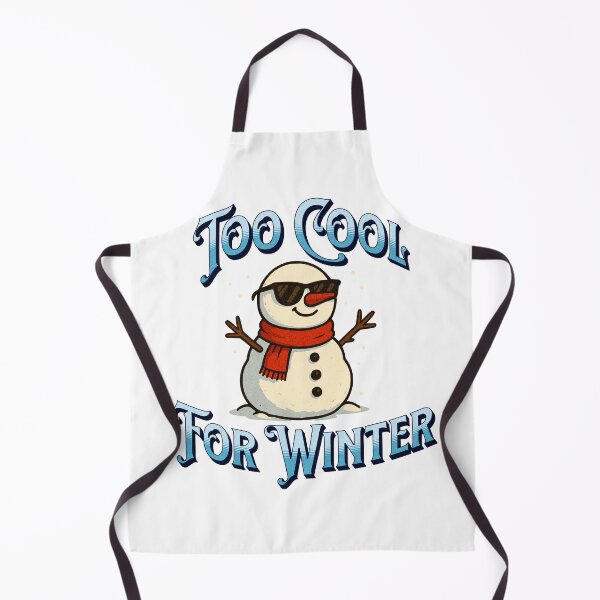 Item preview, Cool Snowman – Too Cool for Winter designed and sold by Dennis' Creative Corner.