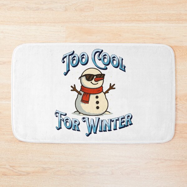 Item preview, Cool Snowman – Too Cool for Winter designed and sold by Dennis' Creative Corner.
