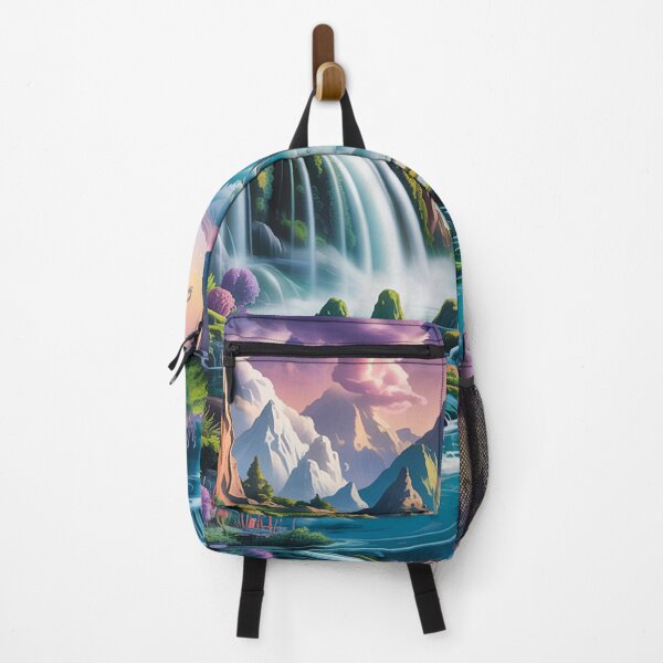 Item preview, A surrealistic mountain waterfalls. designed and sold by Lilashakti ⭐️ ⭐️ ⭐️ ⭐️ ⭐️.