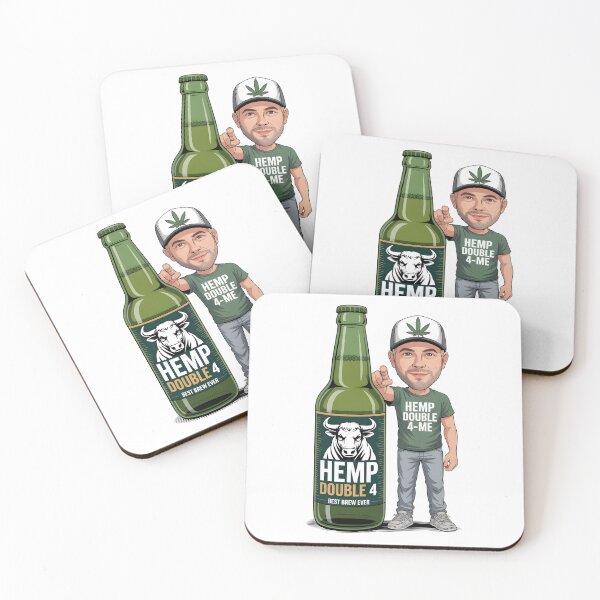 Item preview, Beer - Hemp Double 4 man with bottle designed and sold by Museum Of Non-Existing Art.