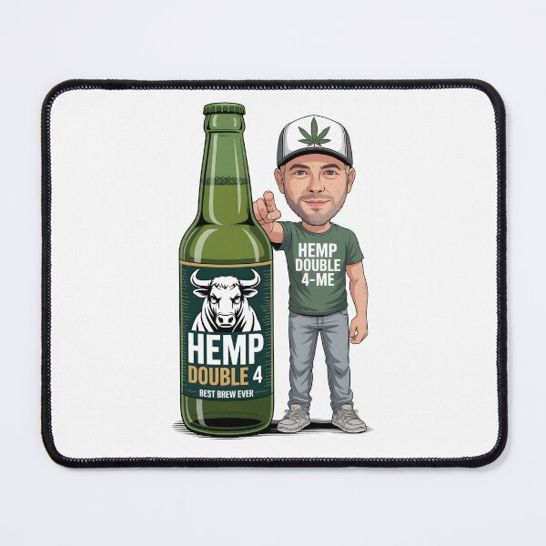 Item preview, Beer - Hemp Double 4 man with bottle designed and sold by Museum Of Non-Existing Art.