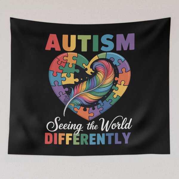 Item preview, Seeing the World differently Autism Awareness Infinity designed and sold by DentistLegal.