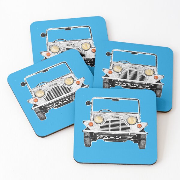 Item preview, Classic vintage Mini Moke pop art white designed and sold by Kludoman.