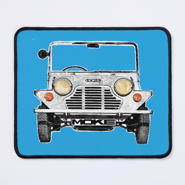 Item preview, Classic vintage Mini Moke pop art white designed and sold by Kludoman.