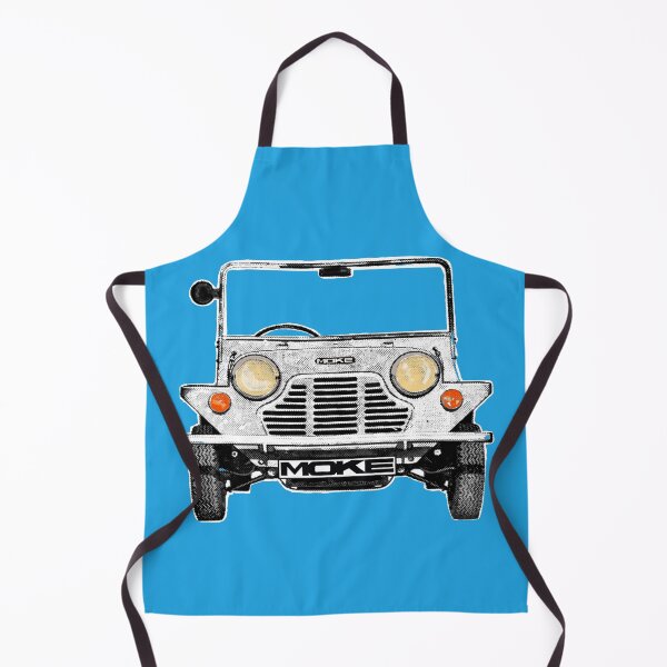 Item preview, Classic vintage Mini Moke pop art white designed and sold by Kludoman.