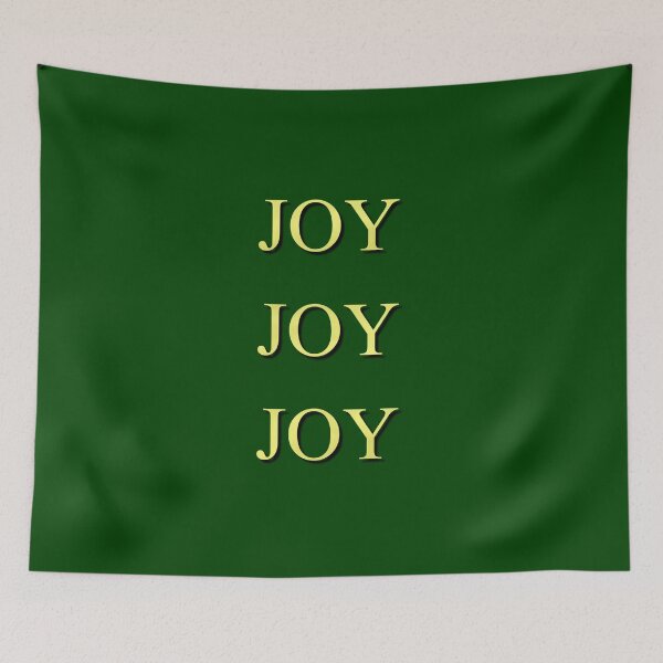Artikelvorschau, Joy Joy Joy Green entworfen und verkauft von Art in My Loft.