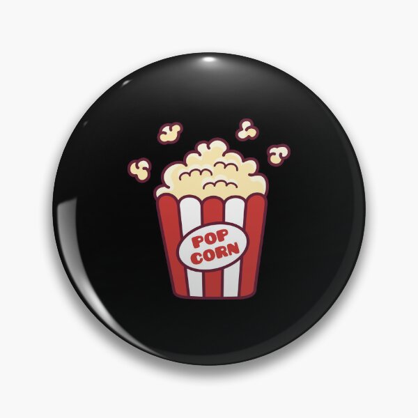 Item preview, Popcorn Logo, Movie Night designed and sold by GoldenSunsetBloom.