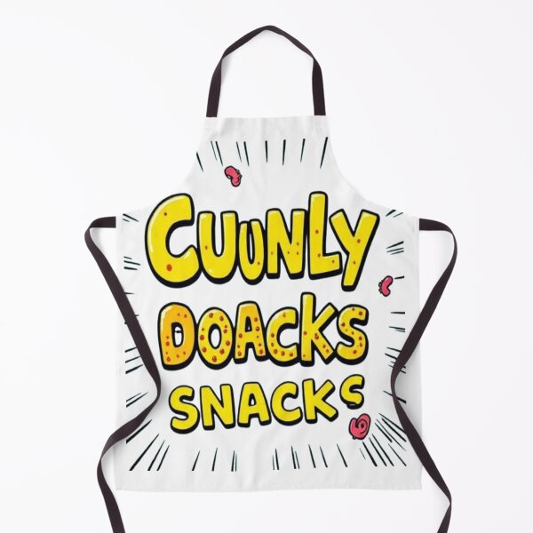 Item preview, Funny Doodle Text Art – Quirky Snack-Themed Cartoon Design | Bold Yellow Lettering Graphic designed and sold by Trendworld00.