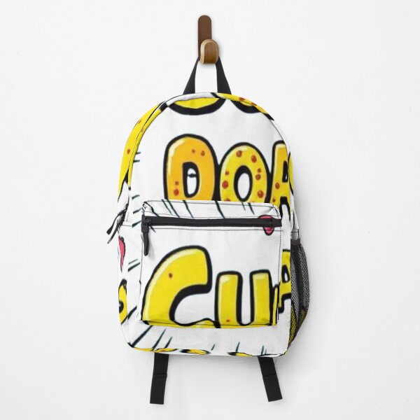 Item preview, Funny Doodle Text Art – Quirky Snack-Themed Cartoon Design | Bold Yellow Lettering Graphic designed and sold by Trendworld00.