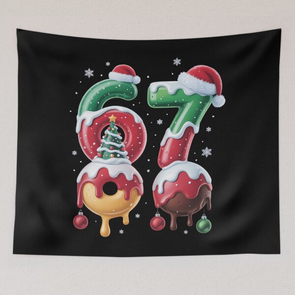 Item preview, Funny Six Seven 67 Meme 6 7 Christmas Santa designed and sold by DentistLegal.