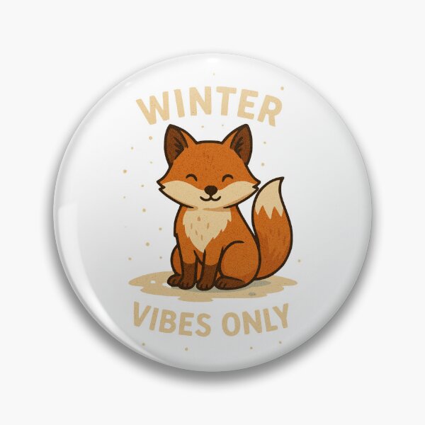 Item preview, Cute Fox – Winter Vibes Only designed and sold by Dennis' Creative Corner.