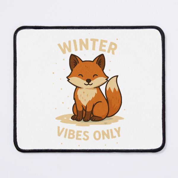 Item preview, Cute Fox – Winter Vibes Only designed and sold by Dennis' Creative Corner.