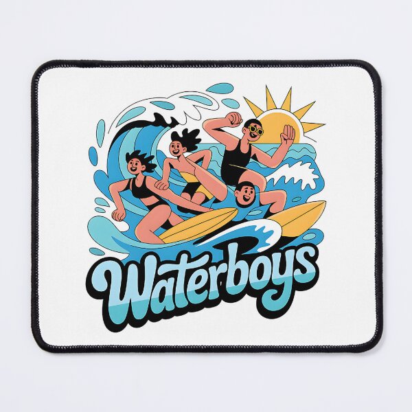 Item preview, Waterboys Ocean Crew Design – Nautical Wave Art for Beach Lovers designed and sold by Zvex_01.