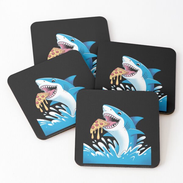 Item preview, Pizza Eating Shark T Kids Boys Food Lovers Jawsome  designed and sold by BeetleMalon.