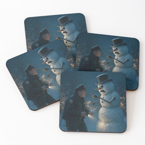 Item preview, Police vs. Rebel Snowman designed and sold by Sartawsky.