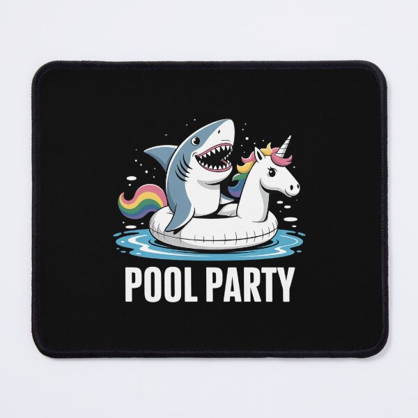 Item preview, Pool Party Unicorn Float Shark Lover Kids  designed and sold by BeetleMalon.