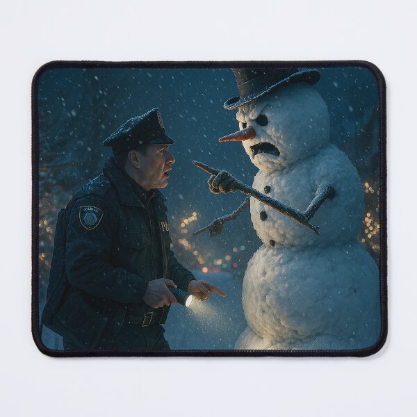 Item preview, Police vs. Rebel Snowman designed and sold by Sartawsky.