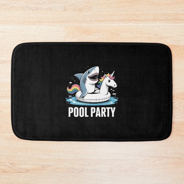 Item preview, Pool Party Unicorn Float Shark Lover Kids  designed and sold by BeetleMalon.