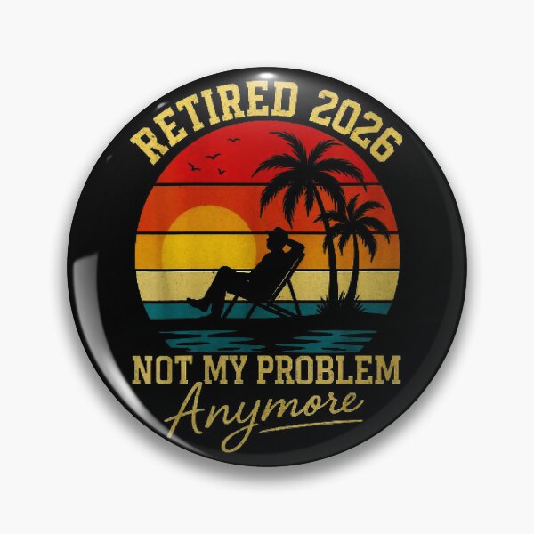 Item preview, Womens Retirement Retired 2026 Not My Problem Anymore Retro Retires designed and sold by Animal-Replicas.